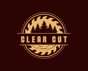 Saw Tree Woodwork logo design