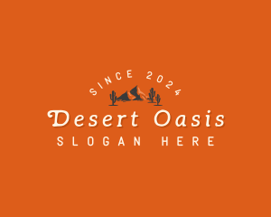 Cactus Desert Camp logo design