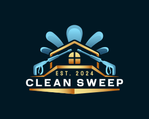 Pressure Wash Cleaning logo design