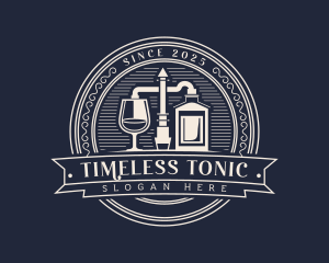 Wine Distiller Whiskey logo