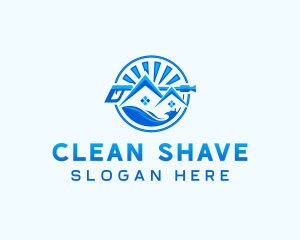 Pressure Wash Cleaning logo design