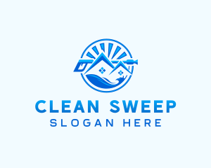 Pressure Wash Cleaning logo design