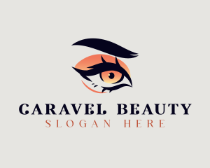 Deluxe Beauty Eyelashes logo design