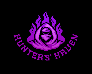 Ninja Hunter Assassin logo design