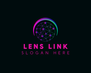 Network Link Technology logo design