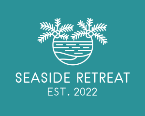 Beach Resort Seaside  logo design