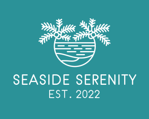 Beach Resort Seaside  logo design