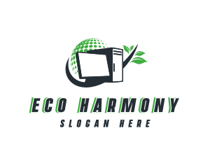 Eco Global Monitor logo design