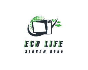 Eco Global Monitor logo design