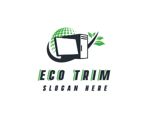 Eco Global Monitor logo design