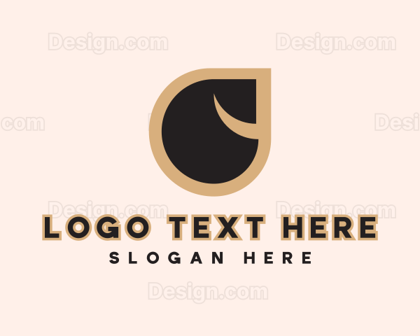 Round Droplet Business Logo