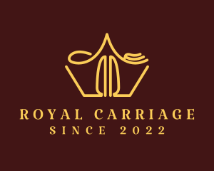 Royal Utensil Crown Dining logo design