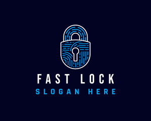 Tech Lock Security logo design