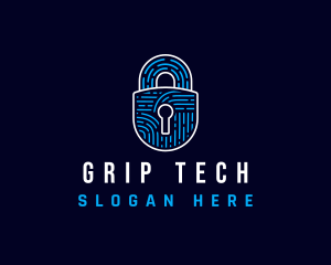 Tech Lock Security logo design