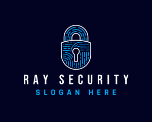 Tech Lock Security logo design