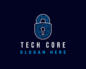 Tech Lock Security logo design