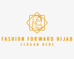 Female Muslim Hijab  logo