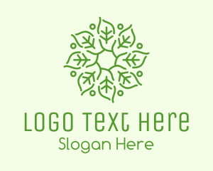 Christmas Leaf Ornament  logo