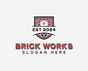 Brick Construction Masonry logo design