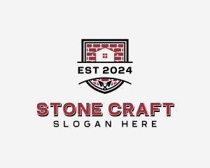 Brick Construction Masonry logo design