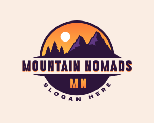 Mountain Travel Getaway logo design