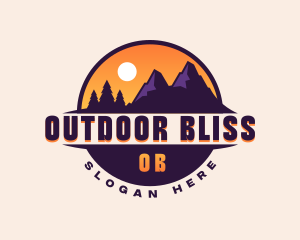 Mountain Travel Getaway logo design