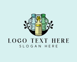 Seasoning Flask Bottle Logo