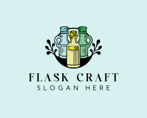 Seasoning Flask Bottle logo