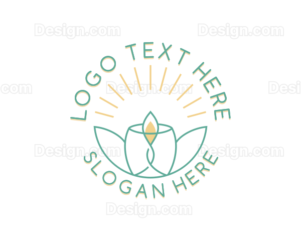 Candle Lotus Spa Logo