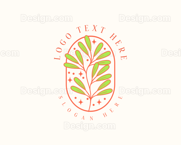 Elegant Botanical Leaf Logo