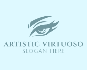 Eye Lashes Eyebrow logo design