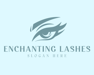 Eye Lashes Eyebrow logo