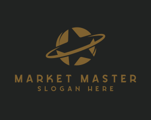 Star Marketing Orbit logo design