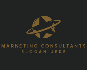 Star Marketing Orbit logo design