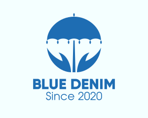 Blue Umbrella Protection logo design