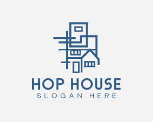 Minimal Modern House logo design