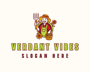 Gardener Landscaping Garden logo