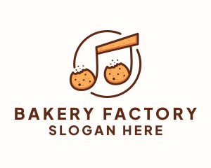 Musical Cookie Bakery logo design