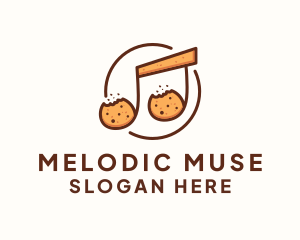 Musical Cookie Bakery logo design