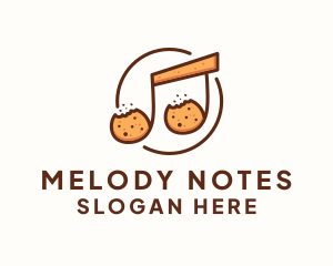 Musical Cookie Bakery logo design