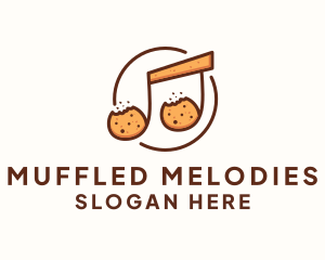 Musical Cookie Bakery logo design