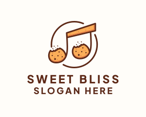 Musical Cookie Bakery logo design