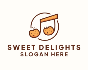 Musical Cookie Bakery logo design