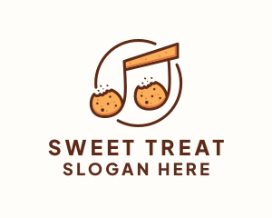 Musical Cookie Bakery logo design