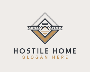 Home Improvement Roof logo design