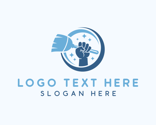 Deep Clean logo example 4