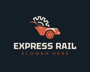 Transport Car Gear logo design