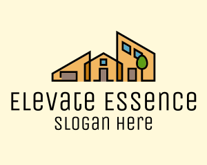 Geometric House Villa  Logo