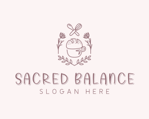 Floral Bread Confectionery Logo