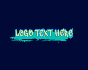 Neon Paint Brush logo